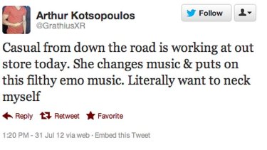 Another of the tweets Kotsopoulos posted yesterday.