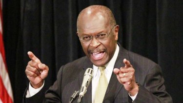 Suspended campaign ... Herman Cain crashed amid stories of affairs and harrassment.