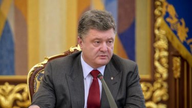 Ukrainian President Petro Poroshenko has called the crash of Malaysia Airlines MH17 a 'terrorist act' and blamed pro-Russian rebels on shooting it down.