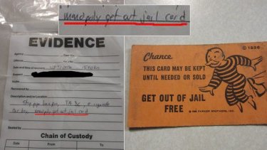 Police Take Protester S Get Out Of Jail Monopoly Card Into Evidence