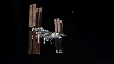 The International Space Station, where Scott Kelly spent 340 consecutive days.
