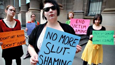 Oragniser Lauren Clair and others who will be on the slutwalk.