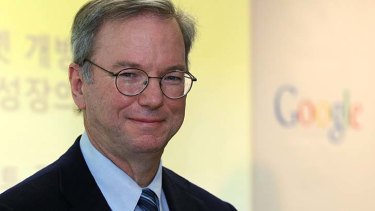 "Obviously, we would have preferred [Apple] to use our maps ... Eric Schmidt.