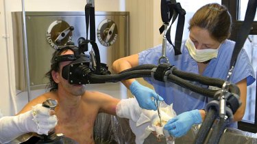 Iraq and Afghanistan..  a war veteran recovers from burns using virtual reality.