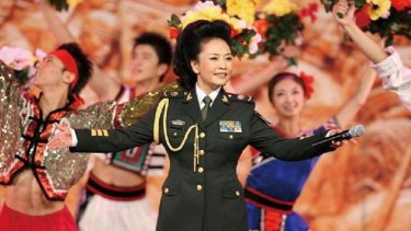 First Lady Peng Liyuan holds the rank of army general and is a regular performer at the annual Lunar New Year gala TV broadcast in China.
