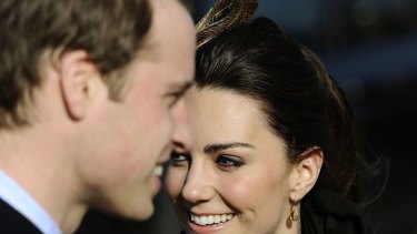 Speculation on the wedding guest list ... Prince William and Kate Middleton.