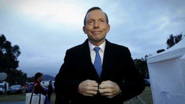 Opposition Leader Tony Abbott, whose Coalition is way ahead in federal polls, admits victory in September is on his mind.