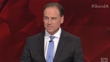 Environment Minister Greg Hunt traded barbs with his Labor counterpart Mark Butler over climate change.