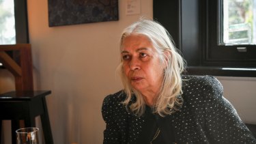 Marcia Langton at the Charcoal Lane restaurant in Fitzroy: 'I grew up eating kangaroo; it's like comfort food for me.'