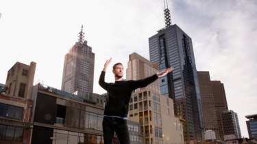 Up on the roof: Melbourne dancer Lee Searle will perform with US choreographer Trisha Brown's company at the 2014 Melbourne Festival.