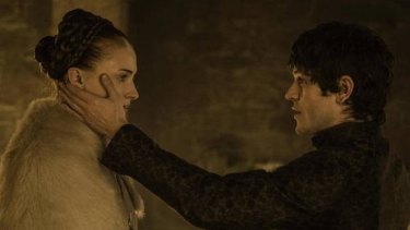 The scene that proved too much for some viewers: Ramsay and Sansa on their wedding night.