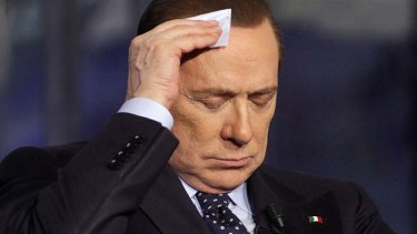 "These are the most horrible days of my life": Italy's former Prime Minister Silvio Berlusconi.