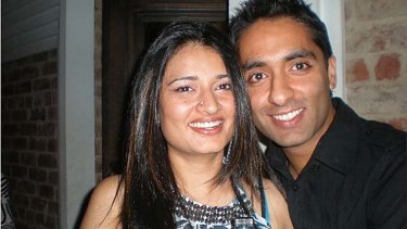 Reetika Ajjan and her husband Jeetender fled Australia after immigration agents raided their home. <i>Source: Facebook</i>