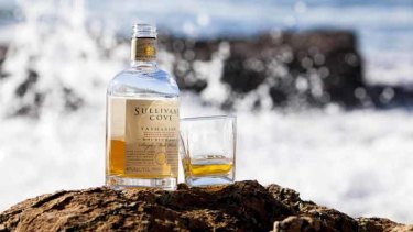 Tasmanian distilled Sullivans Cove Double Cask Whisky.