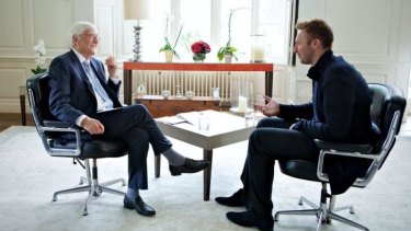 Revealing interview: Sir Michael Parkinson with Ian Thorpe.