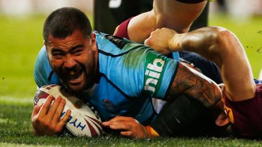 Huge week: Andrew Fifita was named man of the match.