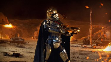 As Captain Phasma in the upcoming Star Wars: The Last Jedi.