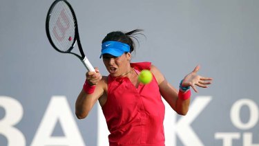 Serious talent: Ajla Tomljanovic's switch was initially hatched as a bit of joke.