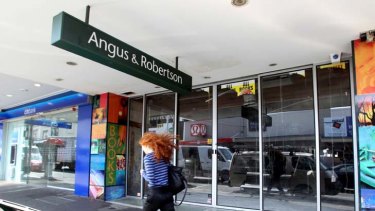 The Angus and Robertson store in Camberwell has closed down.
