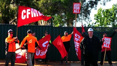 Unions that picket construction sites will be liable for fines worth hundreds of thousands of dollars.