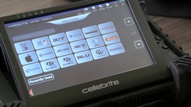 The Cellebrite system can extract data from a variety of phones.