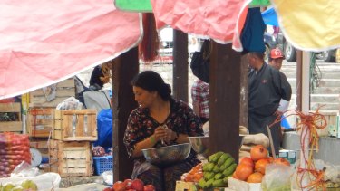 Seventy per cent of Bhutan's fruit and vegetables is organic and the government target is 100 per cent.