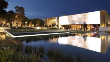 The design of the National Gallery of Australia’s new entrance and Australian Garden by McGregor Coxall.