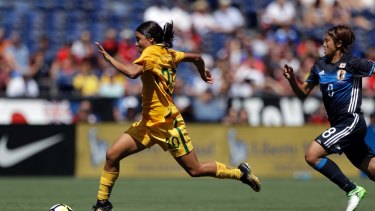 Kerr played her first game for the Matildas at age 15.