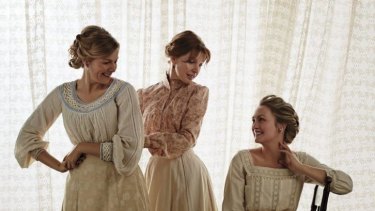 Well corsetted: Justine Clarke, Helen Thomson and Jacqueline McKenzie are heading towards something better in Children of the Sun.
