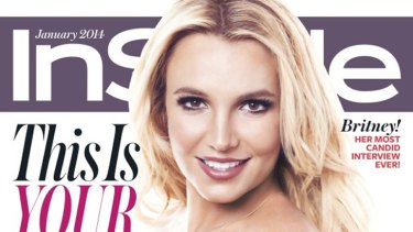 Britney Spears on the cover of InStyle magazine.
