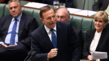 Prime Minister Tony Abbott.
