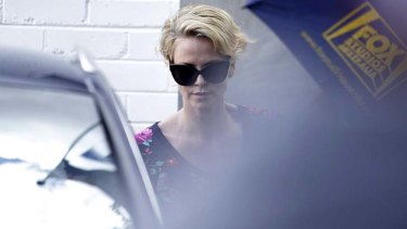 Mad Max star Charlize Theron was spotted lunching in Sydney.