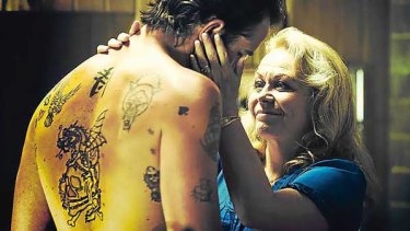 Sullivan Stapleton and Jacki Weaver in Animal Kingdom.