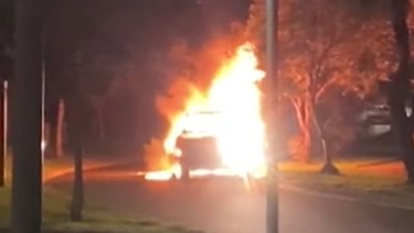 Victoria police last night found a car they believe is connected to the shooting.