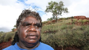 Dianne Stokes of the Warlmanpa tribe traditional owners.