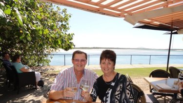Queenslanders Howard and Susan Horder celebrate their 41st wedding anniversary on the Sunshine Coast in 2013.