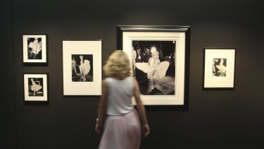 Preview of Marilyn Monroe exhibition at Murray Art Museum Albury.
