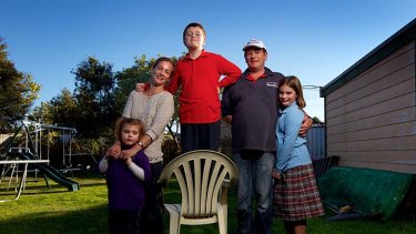 Christmas come early: The Arbuthnot family will be one of the first to benefit from DisabilityCare.