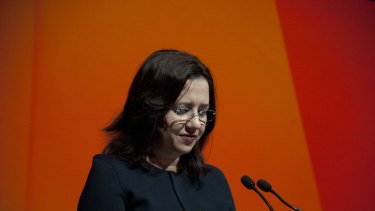 Premier Annastacia Palaszczuk faced a tough crowd at the community cabinet on the Gold Coast.