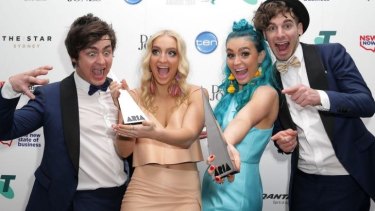 Brisbane pop act Sheppard had the most popular song by an Australian act in 2014.