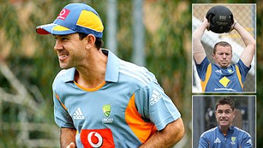 Ricky Ponting, Peter Siddle and Marcus North are raring to go ahead of today’s first Test.