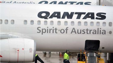 In freefall: Qantas shares have fallen more than 80 per cent since 2007.
