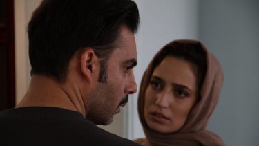 Amir (Peyman Moaadi) and Sara (Negar Javaherian) in Iranian film <i>Melbourne</i>, which has screened at the 2014 Venice Film Festival.