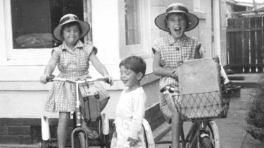 Haunting image ... the Beaumont children (from left) Arnna, Grant and Jane.