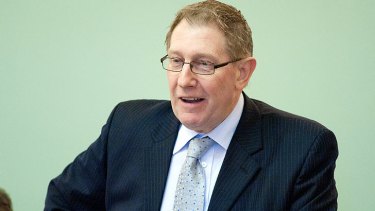 Outgoing housing and public works minister Bruce Flegg, in a file photo.
