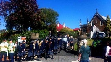 Students from Ispwich Girls Grammar School will form a guard of honour during Allison's Baden-Clay's funeral at St Paul's Anglican Church in Ipswich.