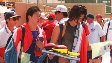 1998 world swimming championships in Perth ... Chinese swimmers Wang Luna and Zhang Yi failed drug tests.
