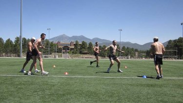 sport magpies prove altitude benefits training air pies arizona science left swan jolly dane brent darren nathan director david brown