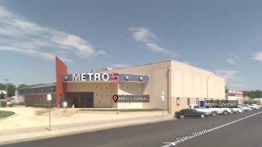 The cinema on Google's Street View.