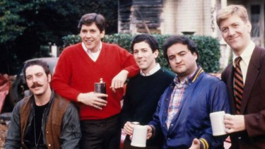 Cast of the 1978 film Animal House, which portrayed the adventures of a fraternity.